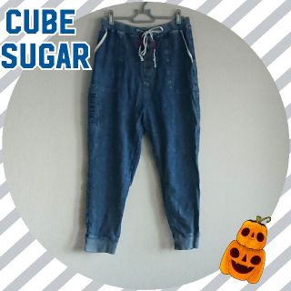 キューブシュガー(CUBE SUGAR)のCUBE SUGAR＊デニムパンツ ジョガーパンツ(デニム/ジーンズ)