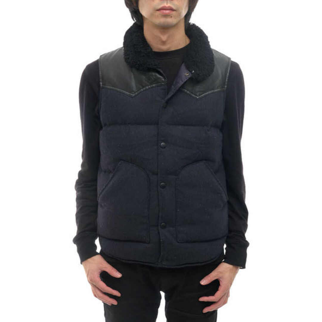 ロッキーマウンテン フェザーベッド／Rocky Mountain Featherbed ダウンベスト ダウンジャケット JKT アウター メンズ 男性 男性用ウール 毛 ブラック 黒  450-452-75 クリスティベスト ボア 定番