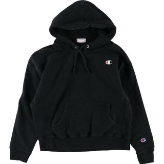 チャンピオン(Champion)の古着 チャンピオン Champion リバースウィーブ 復刻 単色タグ スウェットプルオーバーパーカー レディースM /eaa226575(トレーナー/スウェット)