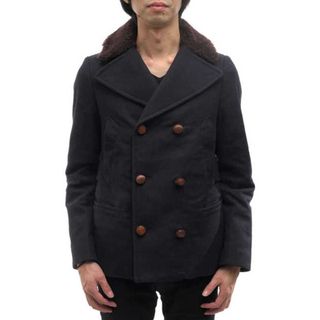 ゴールデングース(GOLDEN GOOSE)のゴールデングース／Golden Goose Pコート ジャケット JKT アウター メンズ 男性 男性用ウール 毛 ネイビー 紺  909664 ボア(ダッフルコート)