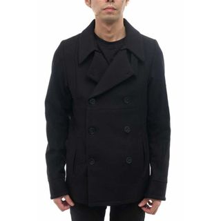 ゴールデングース(GOLDEN GOOSE)のゴールデングース／Golden Goose Pコート ジャケット JKT アウター メンズ 男性 男性用ウール 毛 ブラック 黒  メルトン素材(ダッフルコート)