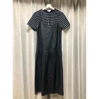 ザラ(ZARA)の【新品】ZARAレザーワンピース(ロングワンピース/マキシワンピース)