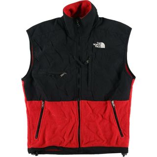 ザノースフェイス(THE NORTH FACE)の古着 90年代 ザノースフェイス THE NORTH FACE デナリベスト ナイロン×フリースベスト USA製 メンズS ヴィンテージ /eaa210810(ベスト)