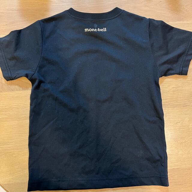 mont bell(モンベル)のモンベル　Tシャツ　半袖　くま　ブラック　mont-bell キッズ/ベビー/マタニティのキッズ服男の子用(90cm~)(Tシャツ/カットソー)の商品写真