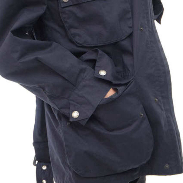 マッキントッシュ／MACKINTOSH フィールドジャケット JKT アウター ミリタリー メンズ 男性 男性用コットン 綿 キャンバス ネイビー 紺  モーターサイクルジャケット 5