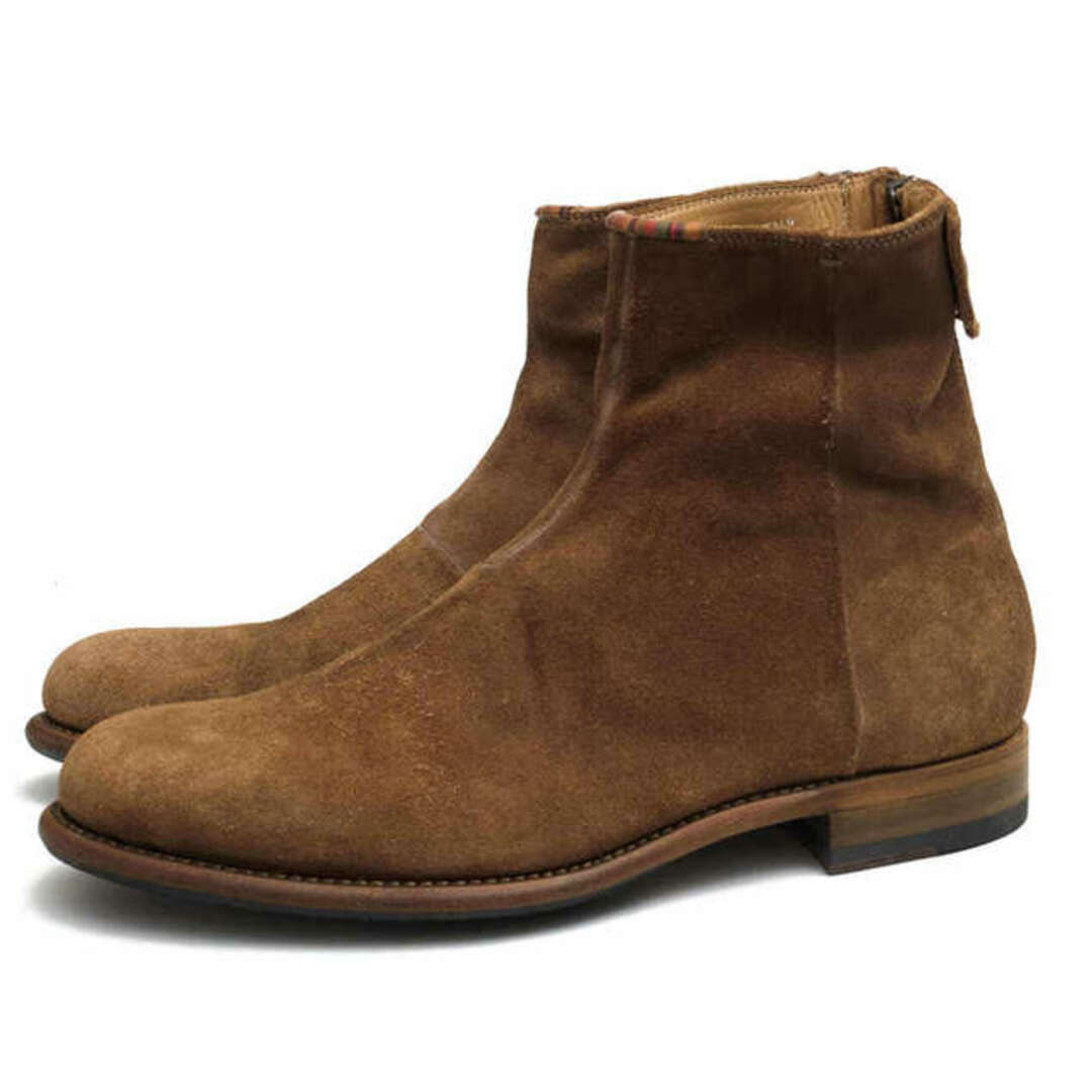 人気No.1 Paul Smith ポールスミス ヒールジップブーツ 靴 スエード