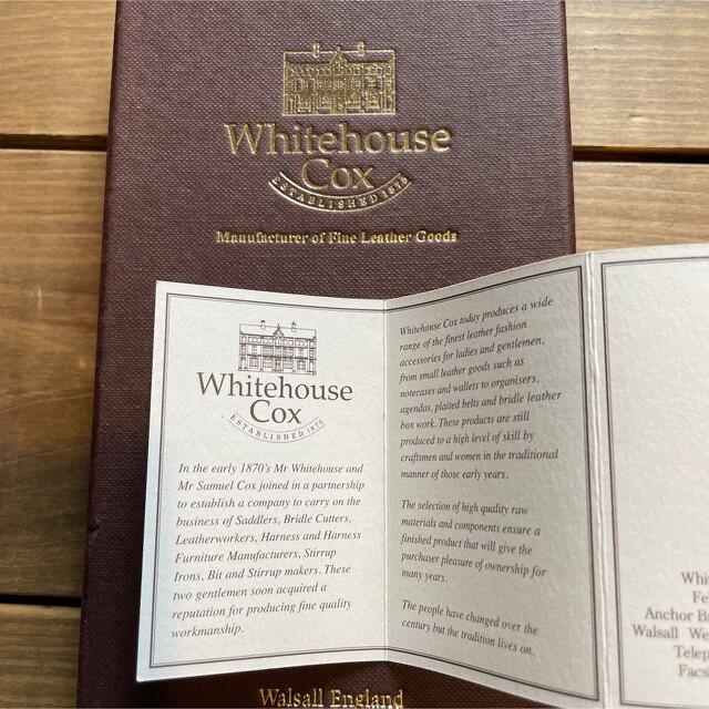 WHITEHOUSE COX(ホワイトハウスコックス)の【専用】Whitehouse Cox 二つ折り長財布 メンズのファッション小物(長財布)の商品写真