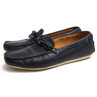 サントーニ(Santoni)のサントーニ／Santoni シューズ デッキシューズ 靴 メンズ 男性 男性用レザー 革 本革 ネイビー 紺  11322(デッキシューズ)