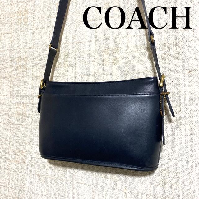 COACH オールドコーチ ショルダーバッグ　グラブタンレザー　革