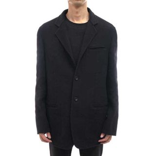 アルマーニ コレツィオーニ(ARMANI COLLEZIONI)のアルマーニ コレッツォーニ／ARMANI COLLEZIONI チェスターコート ジャケット JKT アウター メンズ 男性 男性用ウール 毛 ブラック 黒  PR125 757002 00033 0040 469242-6(ダッフルコート)