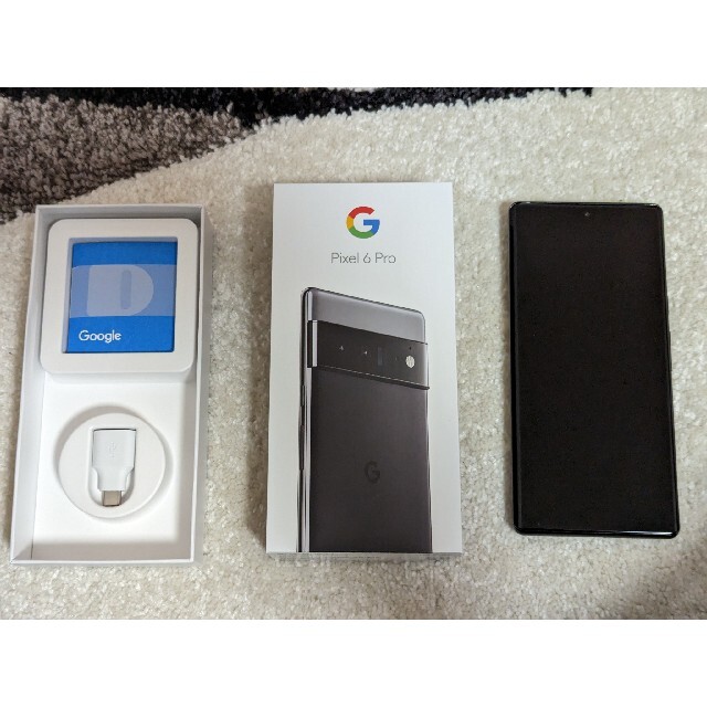 Google(グーグル)の美品　最安値　Google Pixel 6Pro 256GB SIMフリー スマホ/家電/カメラのスマートフォン/携帯電話(スマートフォン本体)の商品写真