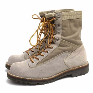 ダナー(Danner)のダナー／Danner レースアップブーツ シューズ 靴 メンズ 男性 男性用ナイロン レザー 革 本革 グレー 灰色  3002 ザッカリー ZACHARY ジャングルブーツ コンバットブーツ Vibramソール ミリタリー(ブーツ)