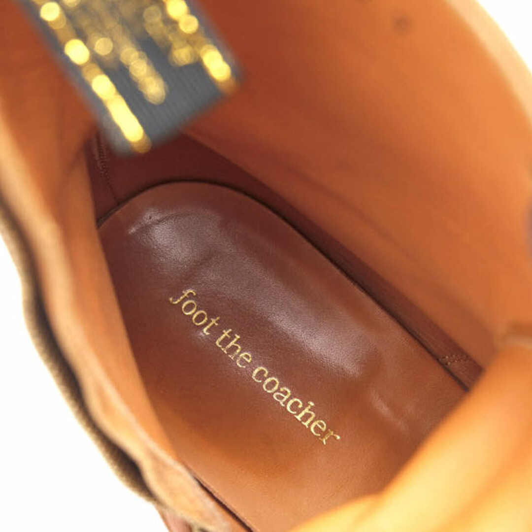 フットザコーチャー/foot the coacher レースアップブーツ シューズ 靴 メンズ 男性 男性用レザー 革 本革 ブラウン 茶 カントリーブーツ ウイングチップ サイドジップ グッドイヤーウェルト製法
