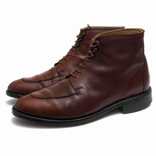 ロイドフットウェア／Lloyd Footwear レースアップブーツ シューズ 靴 メンズ 男性 男性用レザー 革 本革 ブラウン 茶  55001 84E V7694 F/O 008 Vチップ ダイナイトソール グッドイヤーウェルト製法(ブーツ)