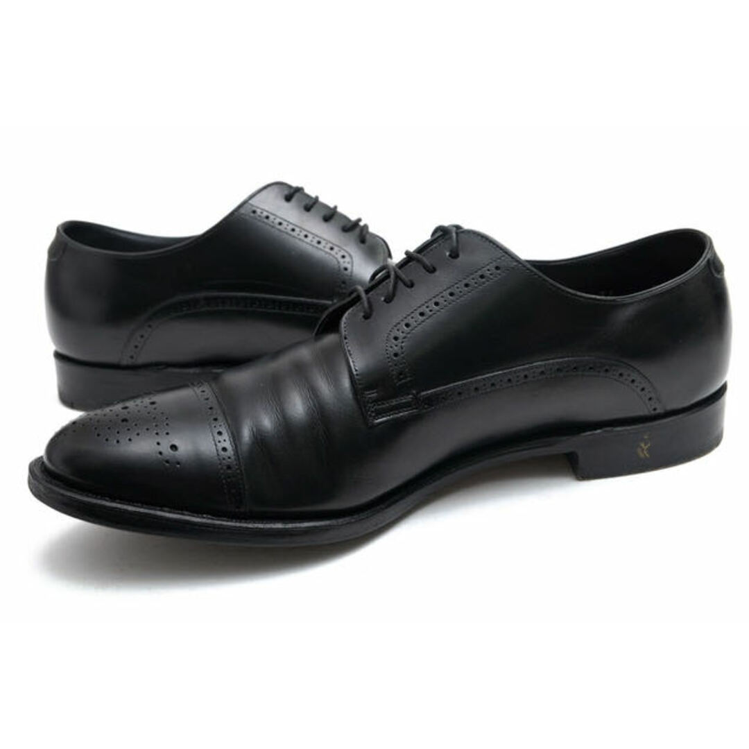 シェットランドフォックス／SHETLANDFOX シューズ ビジネスシューズ 靴 ビジネス メンズ 男性 男性用レザー 革 本革 ブラック 黒  3031 Inverness インバネス セミブローグ ストレートチップ グッドイヤーウェルト製法 2