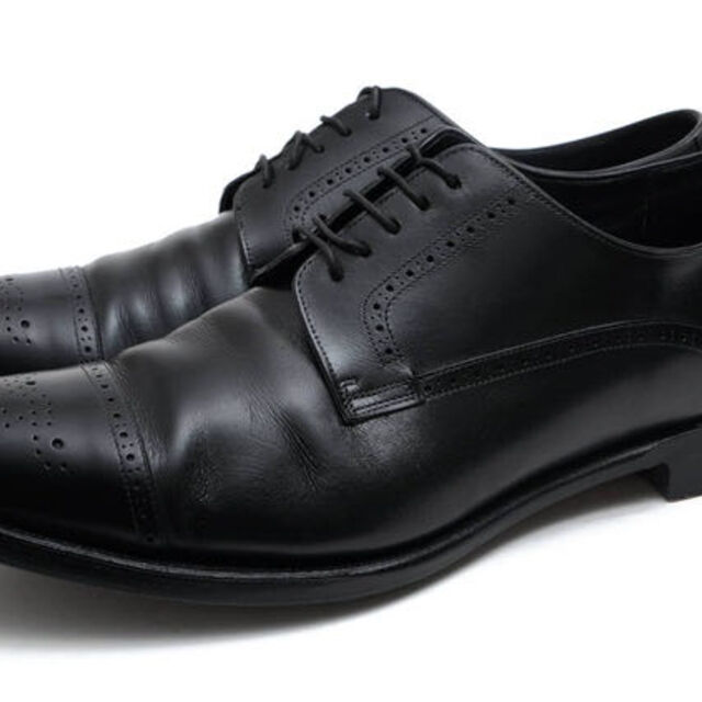 シェットランドフォックス／SHETLANDFOX シューズ ビジネスシューズ 靴 ビジネス メンズ 男性 男性用レザー 革 本革 ブラック 黒  3031 Inverness インバネス セミブローグ ストレートチップ グッドイヤーウェルト製法