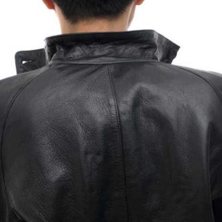 バデル／VADEL ブルゾン ジャケット JKT アウター メンズ 男性 男性用レザー 革 本革 ブラック 黒  VSU-502 goat skin FLY FRONT UTILITY JACKET リブ 中綿