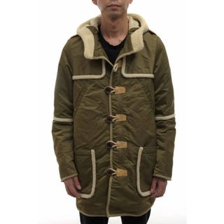 ビズビム／VISVIM ダッフルコート ジャケット JKT アウター メンズ 男性 男性用ナイロン オリーブ カーキ  .0116205013016 HUDSON JKT MILITARY NYLON ミリタリー ヴィンテージ加工 フード付き ボア(ダッフルコート)