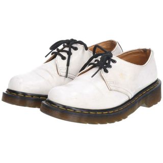 正規品】 【レア】Dr.Martens 3ホール UK4(23)ローファー ホワイト 白