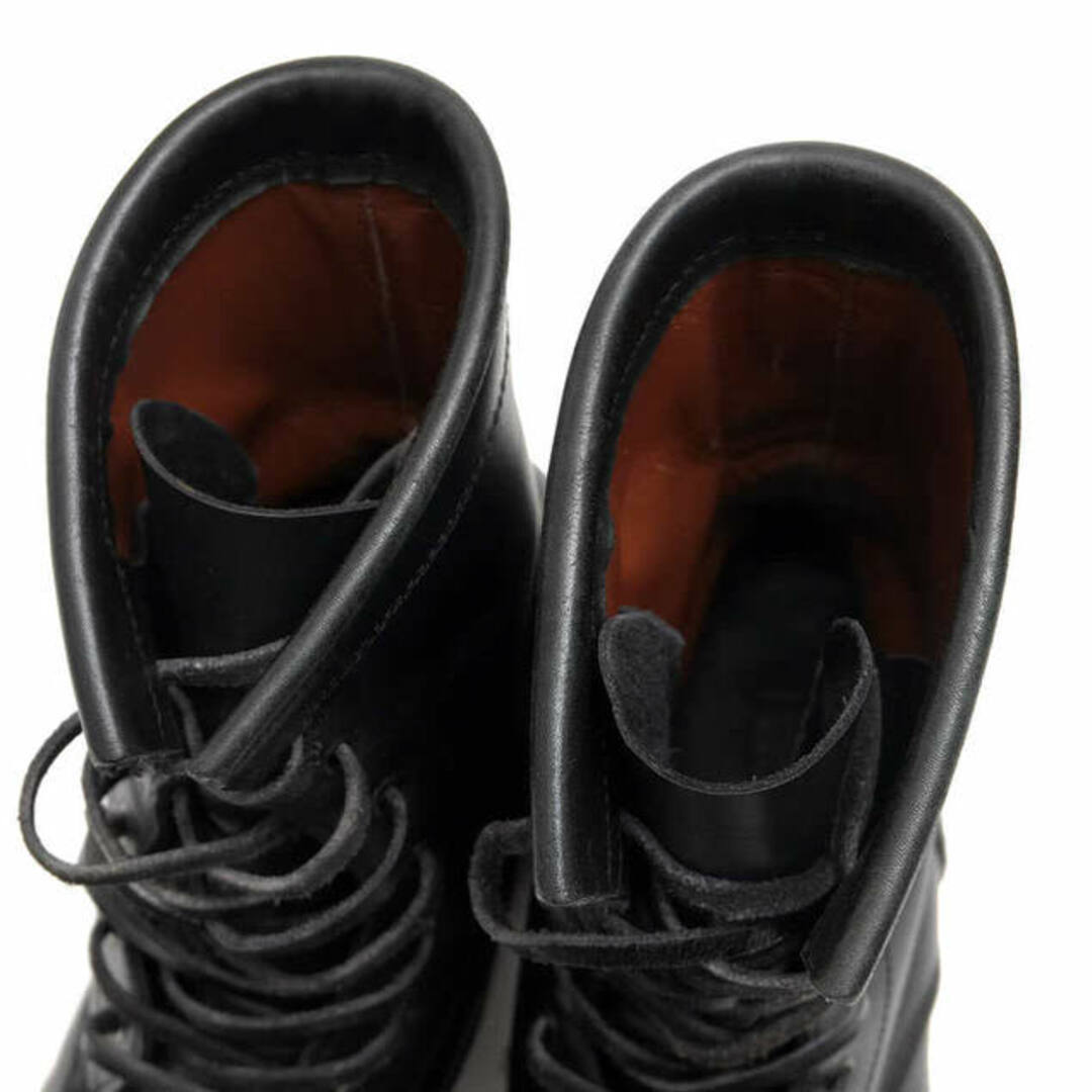 バーニーズニューヨーク／BARNEYS NEWYORK レースアップブーツ シューズ 靴 メンズ 男性 男性用レザー 革 本革 ブラック 黒  Vibramソール 7