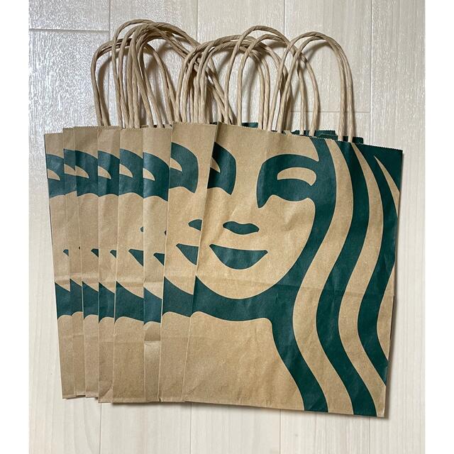 Starbucks Coffee(スターバックスコーヒー)のスターバックス スタバ 紙袋 8枚 レディースのバッグ(ショップ袋)の商品写真