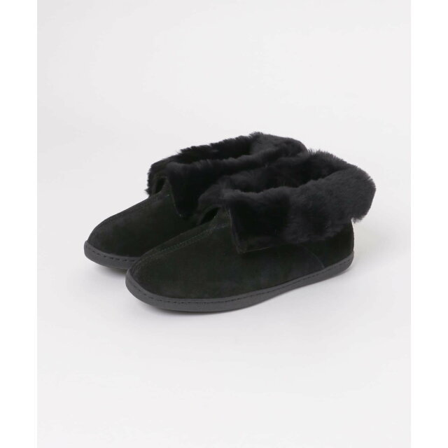 【Black】MINNETONKA SHEEPSKIN ANKLE BOOT