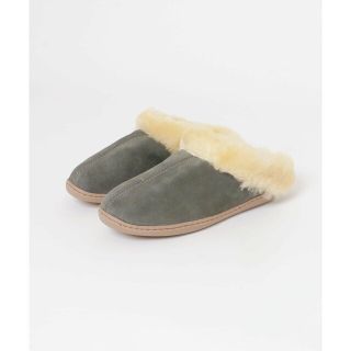 サニーレーベル(Sonny Label)の【Gray】MINNETONKA SHEEPSKIN MULE(スリッポン/モカシン)