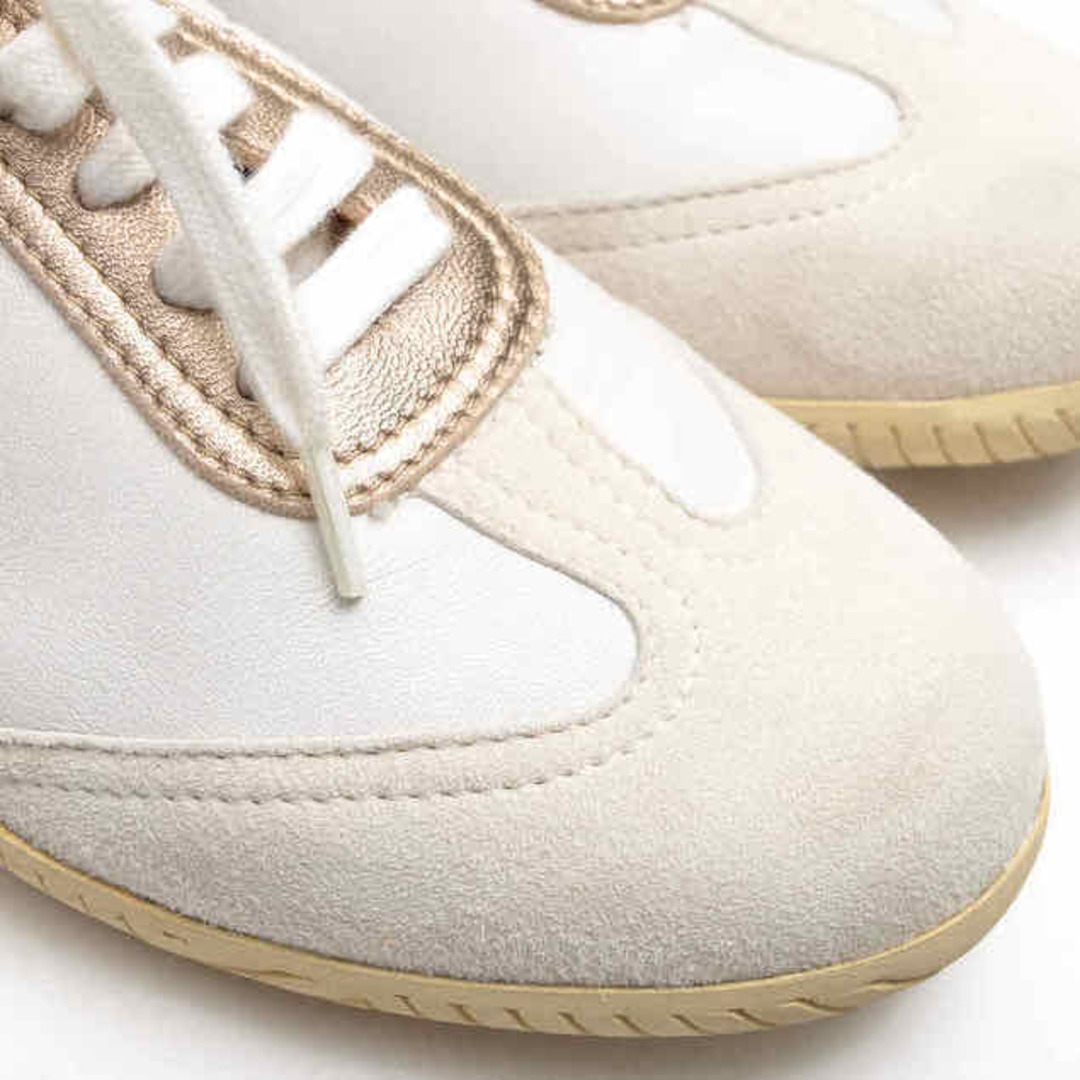 エルメス／HERMES シューズ スニーカー 靴 ローカット レディース 女性 女性用レザー 革 本革 ホワイト 白