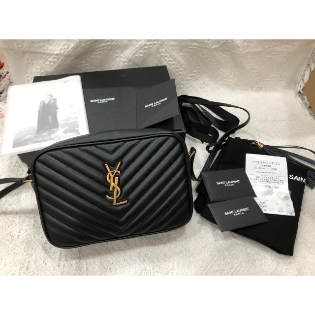 極美品 Saint Laurent サンローラン ショルダーバッグ  ブラック