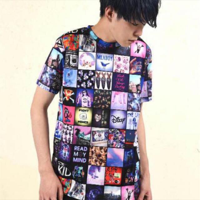 MILKBOY(ミルクボーイ)の新品★MILKBOY【Instagram】総柄★Tシャツ メンズのトップス(Tシャツ/カットソー(半袖/袖なし))の商品写真