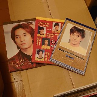 スマップ(SMAP)の【新品未使用】SMAP中居正広 メモ帳3冊セット(その他)