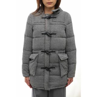 ケープハイツ(Cape HEIGHTS)のケープハイツ／Cape HEIGHTS ダウンコート ダウンジャケット JKT アウター レディース 女性 女性用コットン 綿 キャンバス グレー 灰色  Dalmeny Long Duffle Coat ダルメニー ダッフルコート フード付き(ロングコート)