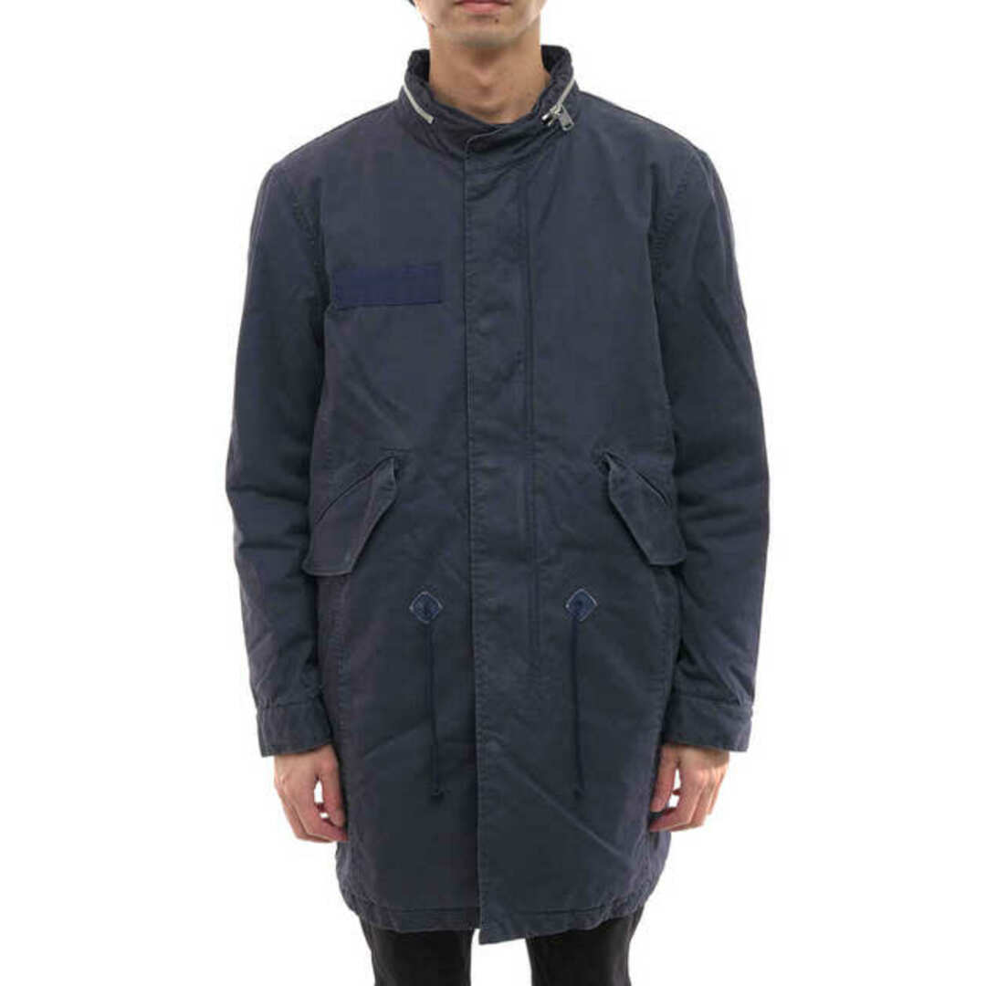 ノンネイティブ／nonnative モッズコート ジャケット JKT アウター メンズ 男性 男性用コットン 綿 キャンバス ネイビー 紺  NN-JU2601 TROOPER PUFF COAT C/N OXFORD M-51 フード付き ミリタリー 中綿