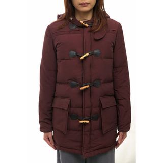 ペンフィールド(PEN FIELD)のペンフィールド／Penfield ダウンコート ダウンジャケット JKT アウター レディース 女性 女性用コットン 綿 キャンバス レッド ブラウン 赤 茶  0407AW12 ダッフルコート フード付き(ロングコート)