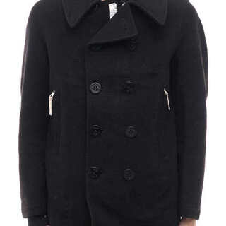 ビズビム／VISVIM Pコート ジャケット JKT アウター メンズ 男性 男性用ウール 毛 ブラック 黒  LIEUTENANT COAT 3L メルトン(ダッフルコート)