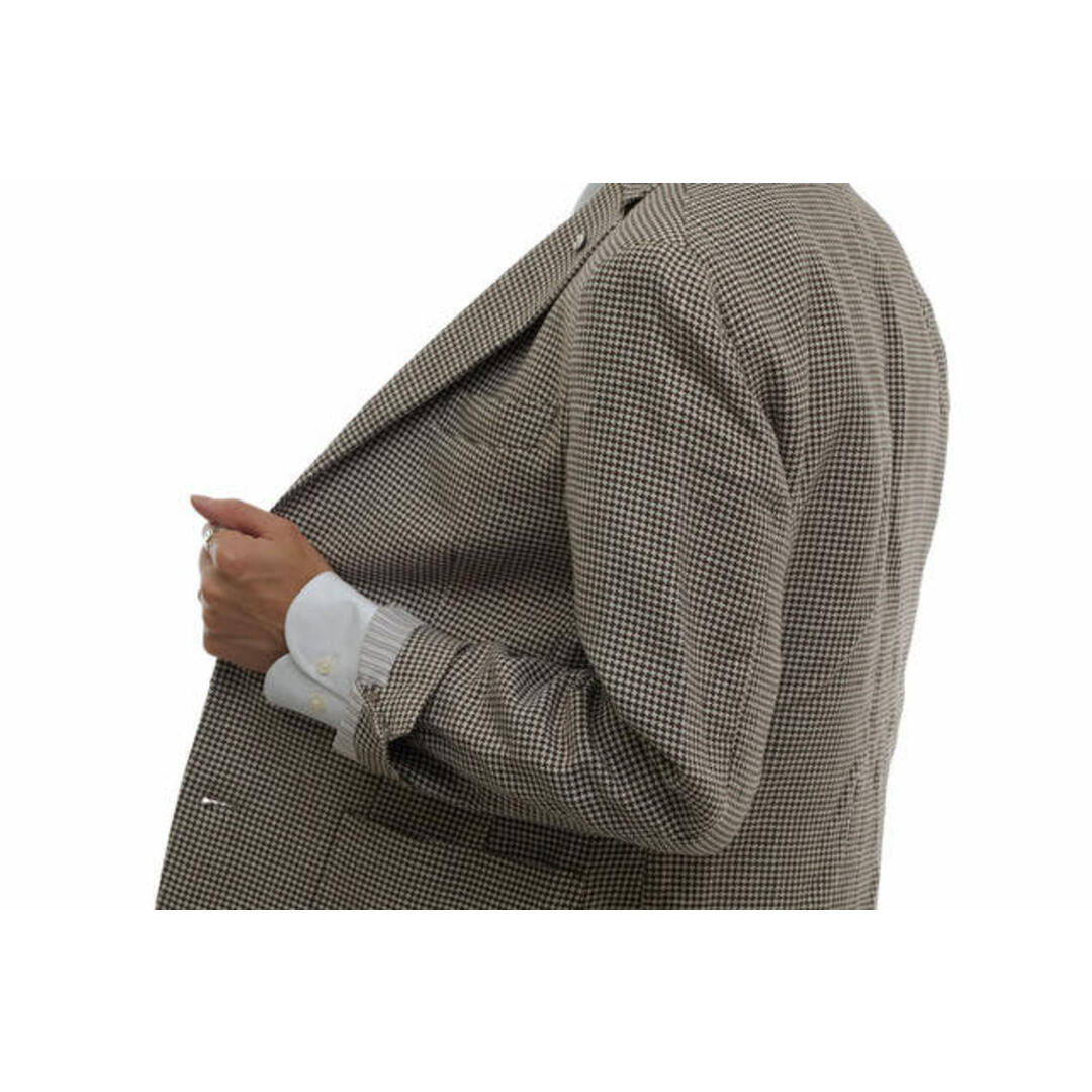 エルビーエム1911／L.B.M.1911 テーラードジャケット ブレザー JKT アウター メンズ 男性 男性用コットン 綿 キャンバス ブラウン 茶  2867 スリムフィット