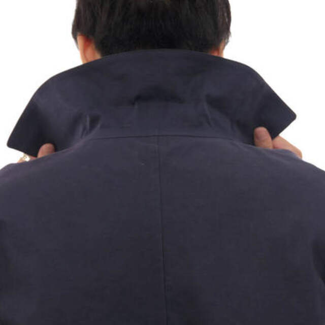 MACKINTOSH(マッキントッシュ)のマッキントッシュ／MACKINTOSH ステンカラーコート ジャケット JKT アウター メンズ 男性 男性用コットン 綿 キャンバス ネイビー 紺  ショートコート 定番 メンズのジャケット/アウター(ダッフルコート)の商品写真