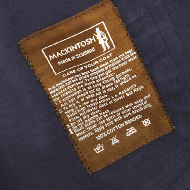 マッキントッシュ／MACKINTOSH フィールドジャケット JKT アウター ミリタリー メンズ 男性 男性用コットン 綿 キャンバス ネイビー 紺  モーターサイクルジャケット