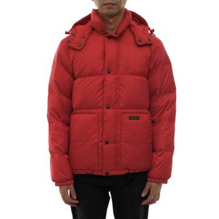 ラルフローレン(Ralph Lauren)のポロ ラルフローレン／POLO RALPH LAUREN ダウンジャケット JKT アウター メンズ 男性 男性用ポリエステル レッド 赤  MNBLOTWM5E00024 ポニー刺繍 フード付き 定番(ダッフルコート)