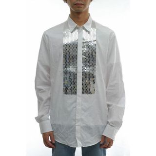 マルタンマルジェラ(Maison Martin Margiela)のマルタンマルジェラ マルジェラ／Maison Martin Margiela シャツ SHIRT メンズ 男性 男性用コットン 綿 キャンバス ホワイト 白  30DL107(シャツ)