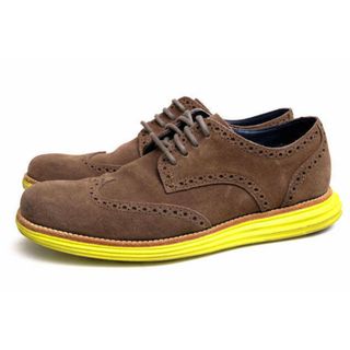 コールハーン(Cole Haan)のコールハーン／COLE HAAN シューズ ビジネスシューズ 靴 ビジネス メンズ 男性 男性用スエード スウェード レザー 革 本革 グレー 灰色  C11095 Lunargrand Wing Tip Oxford ルナグランド ウイングチップ 定番(ドレス/ビジネス)