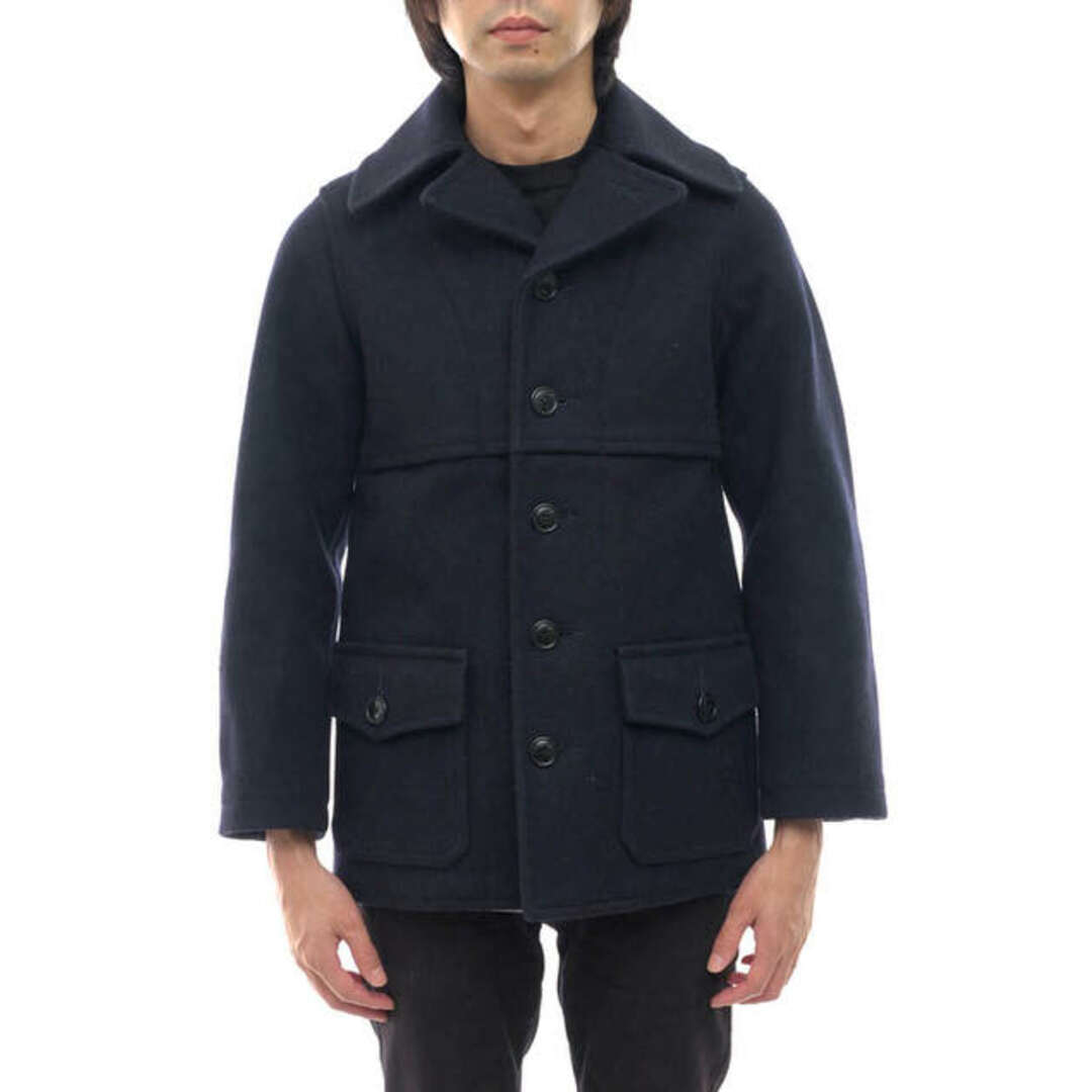 バズリクソンズ／Buzz Rickson's コート ジャケット JKT アウター メンズ 男性 男性用ウール 毛 ネイビー 紺  BR12535 Army Mackinaw Coat マッキーノコートBuzzRickson