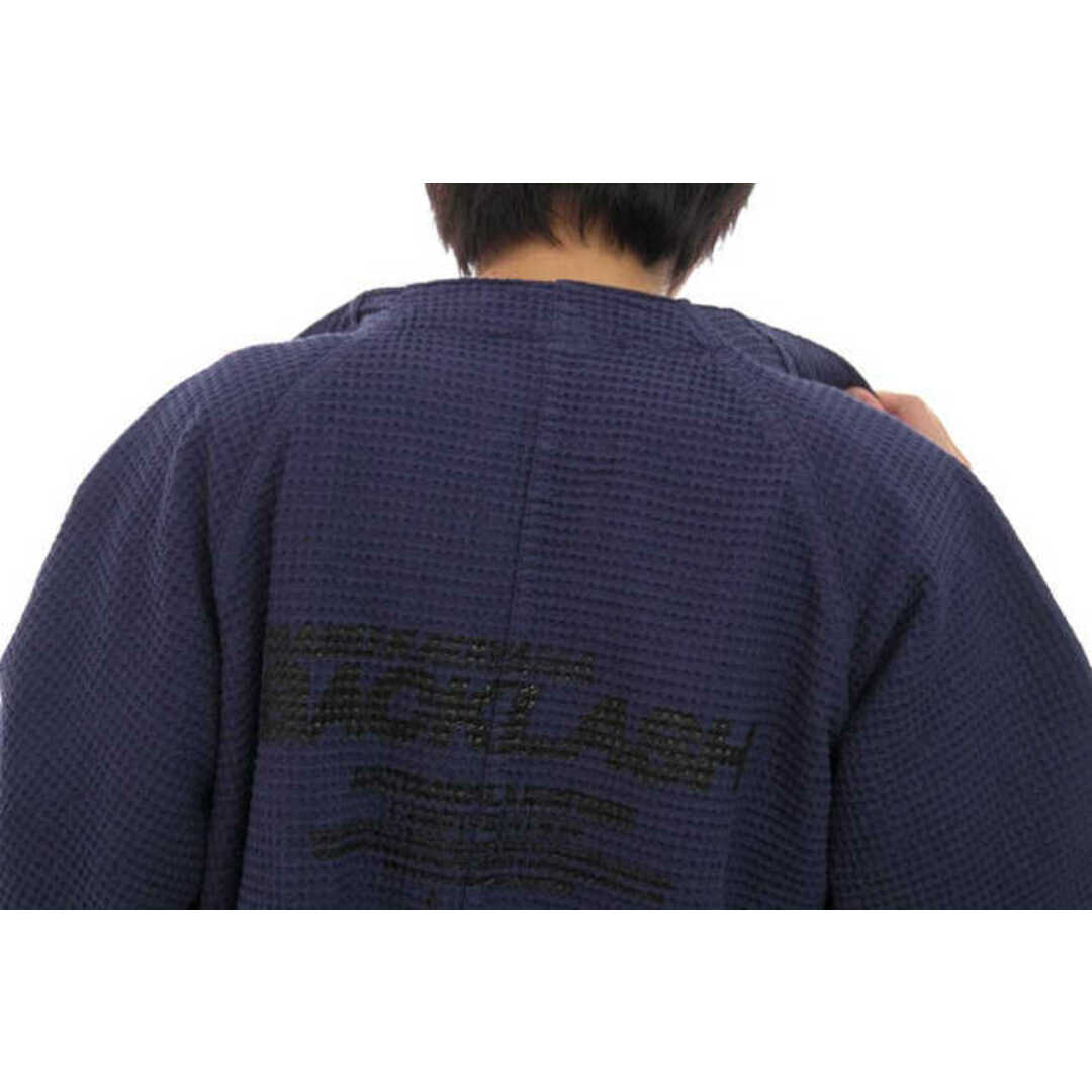 ISAMUKATAYAMA BACKLASH(イサムカタヤマバックラッシュ)のイサムカタヤマ バックラッシュ／ISAMU KATAYAMA BACKLASH コート ジャケット JKT アウター メンズ 男性 男性用コットン 綿 キャンバス ネイビー 紺  RE1612-55 イタリーメディカルローブ リメイクガウン メンズのジャケット/アウター(ダッフルコート)の商品写真