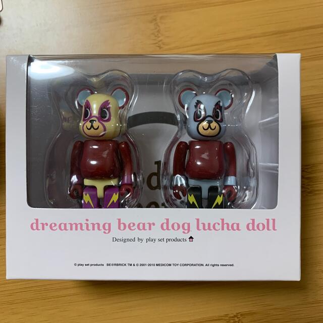 BE@RBRICK dreaming bear dog luncha dollmodernpets