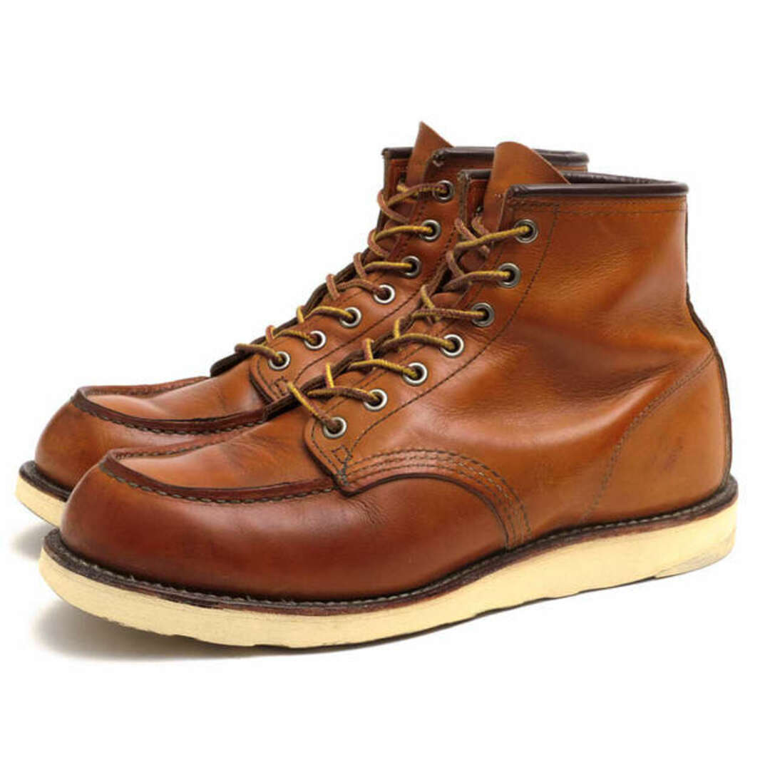 レッドウィング／RED WING ワークブーツ シューズ 靴 メンズ 男性 男性用レザー 革 本革 ブラウン 茶  9875 6inch CLASSIC MOC TOE IRISH SETTER アイリッシュセッター グッドイヤーウェルト製法