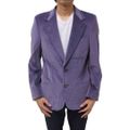 サンローラン/YVES SAINT LAURENT テーラードジャケット ブレザー JKT アウター メンズ 男性 男性用コットン 綿 キャンバス パープル 紫 CTX 75830Y 24440 75 ベロア