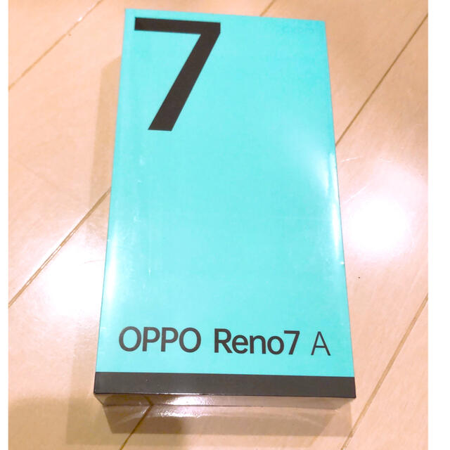 OPPO(オッポ)のOPPO Reno7 A 新品未使用　未開封シュリンク付き スマホ/家電/カメラのスマートフォン/携帯電話(スマートフォン本体)の商品写真