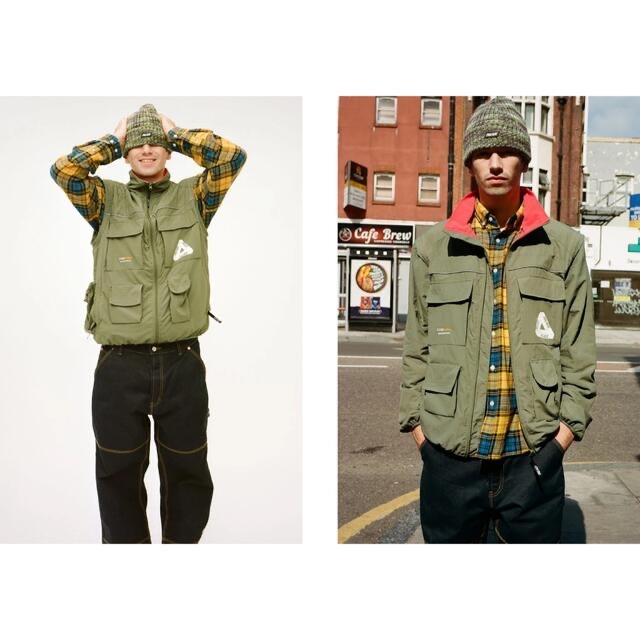 Palace Cordura RS ZIP OFF JACKET Olive L | www.albergotirreno.it