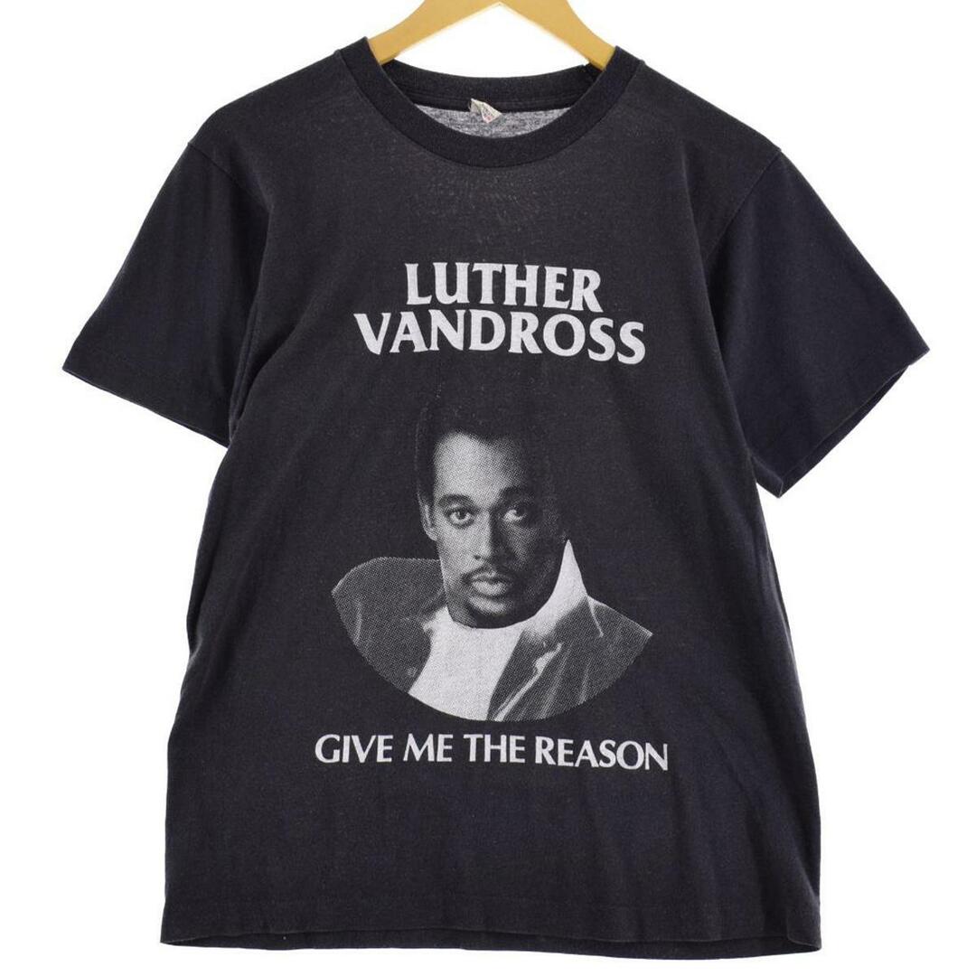 80年代 スクリーンスターズ SCREEN STARS LUTHER VANDROSS ルーサーヴァンドロス アルバム GIVE ME THE REASON バンドTシャツ バンT USA製 メンズS ヴィンテージ /evb001091