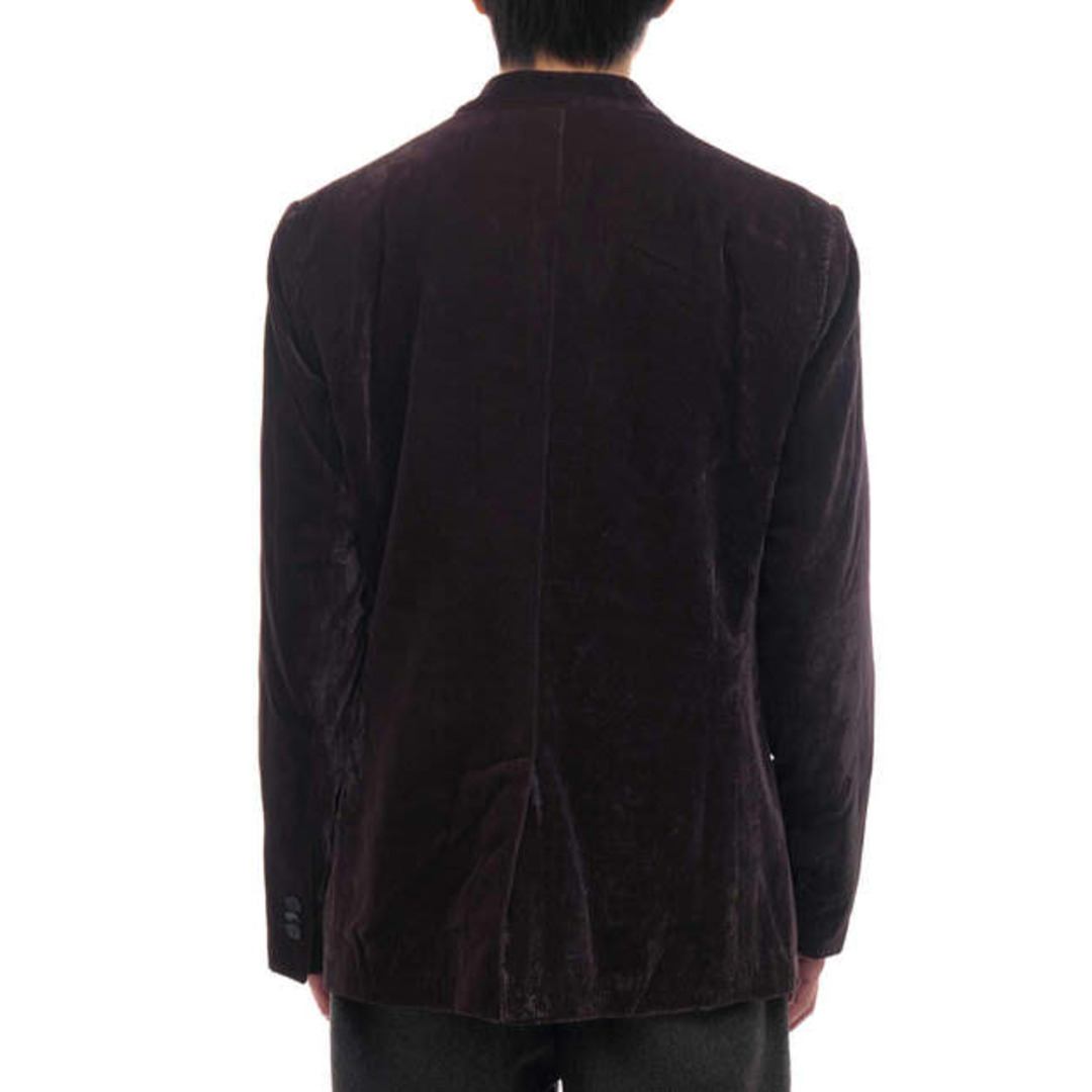Armani(アルマーニ)のアルマーニ／EMPORIO ARMANI テーラードジャケット ブレザー JKT アウター メンズ 男性 男性用その他 ブラック 黒  K1G570 K1824 RN103723 CA37360 シングルブレスト ベロア メンズのジャケット/アウター(ダッフルコート)の商品写真